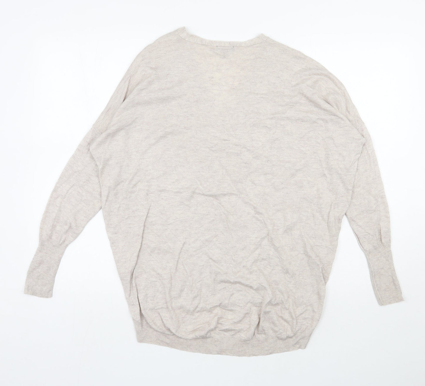 Womens UK Size 10 Phase Eight Beige Pullover Jumper