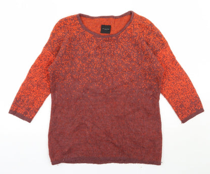 Womens UK Size XS Selected Femme Orange Pullover Jumper