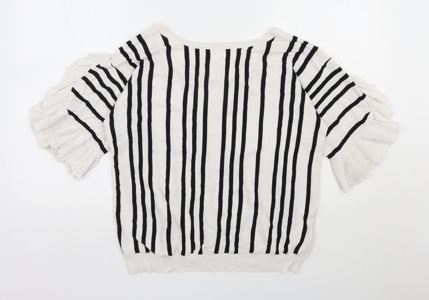Womens UK Size 16 NEXT White Pullover Jumper