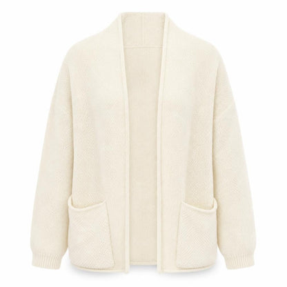 Womens UK Size 4 Pull&Bear Ivory Cardigan Jumper