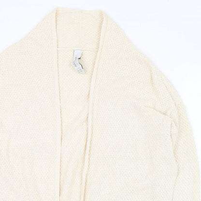 Womens UK Size 4 Pull&Bear Ivory Cardigan Jumper