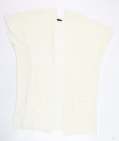 Womens UK Size 18 Roman Ivory Cardigan Jumper