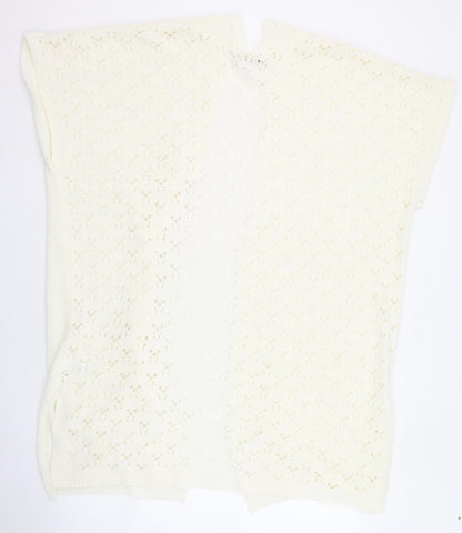 Womens UK Size 18 Roman Ivory Cardigan Jumper