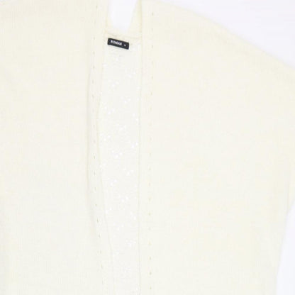 Womens UK Size 18 Roman Ivory Cardigan Jumper