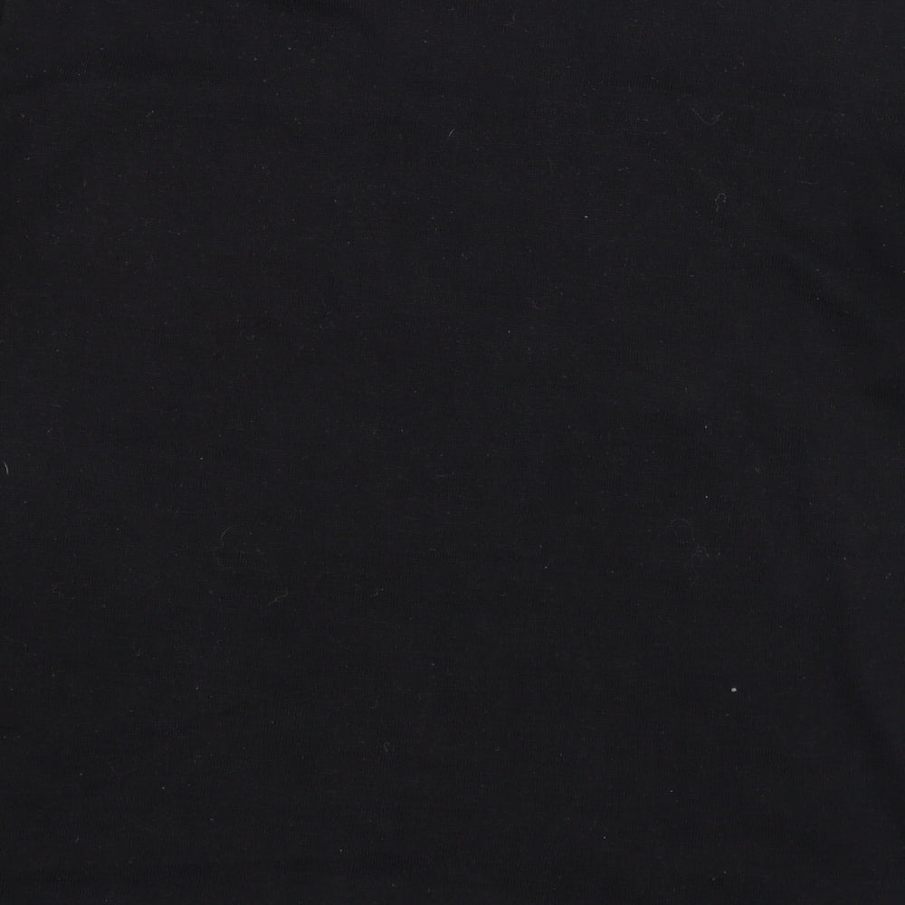 Womens UK Size XL Paramour Black Basic T-Shirt