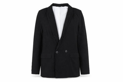 Womens UK Size 10 Papaya Regular Black Blazer