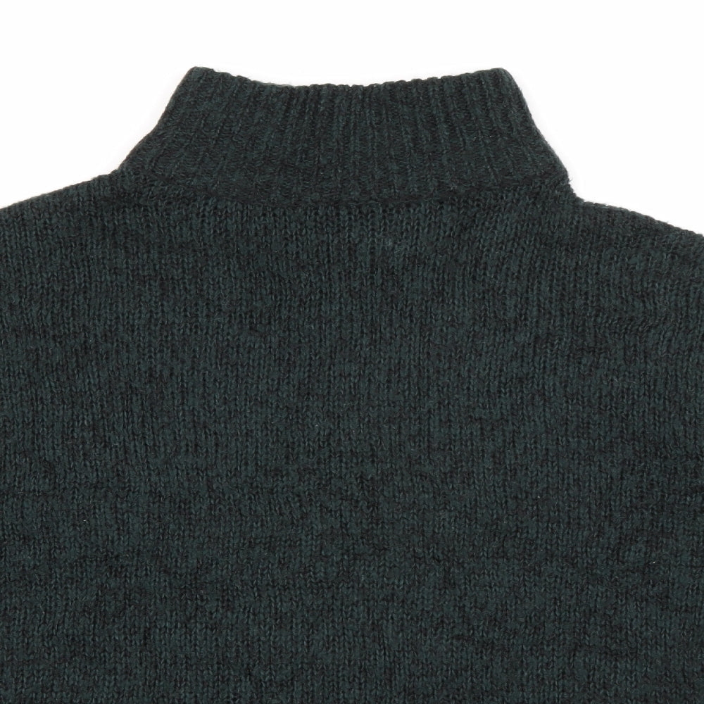 Womens UK Size S New Look Green Pullover Jumper