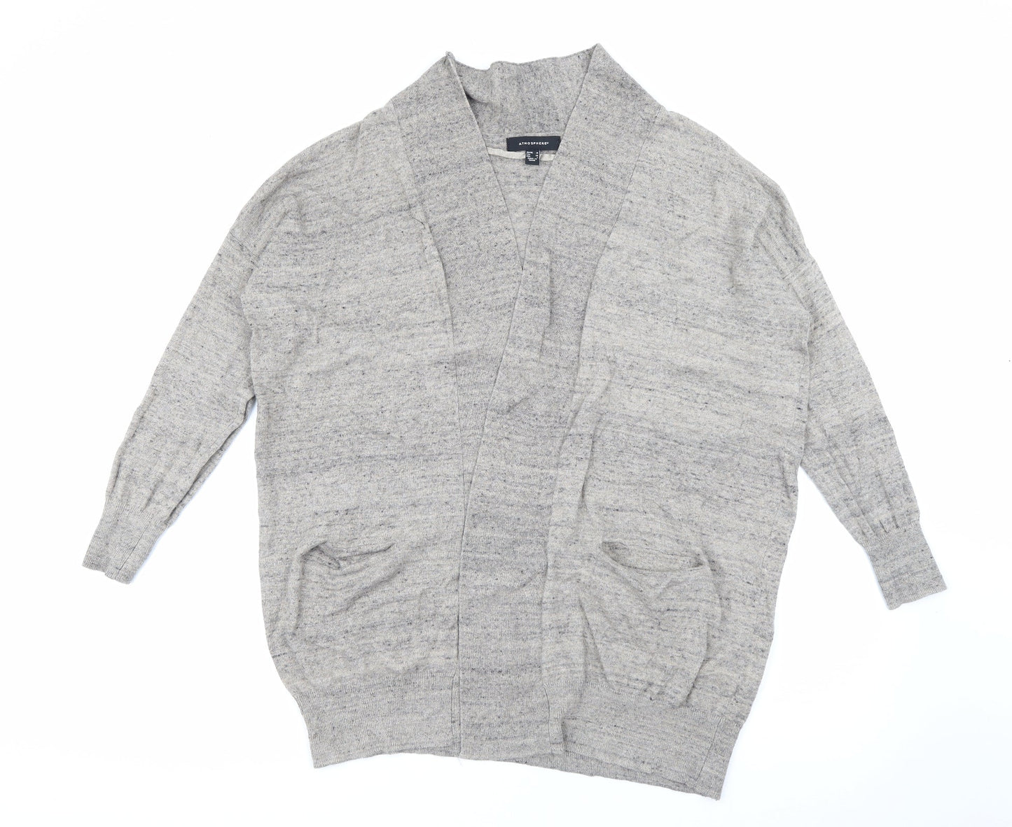 Primark Womens Brown V-Neck  Polyester Cardigan Jumper Size 10