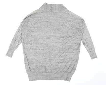 Primark Womens Brown V-Neck  Polyester Cardigan Jumper Size 10