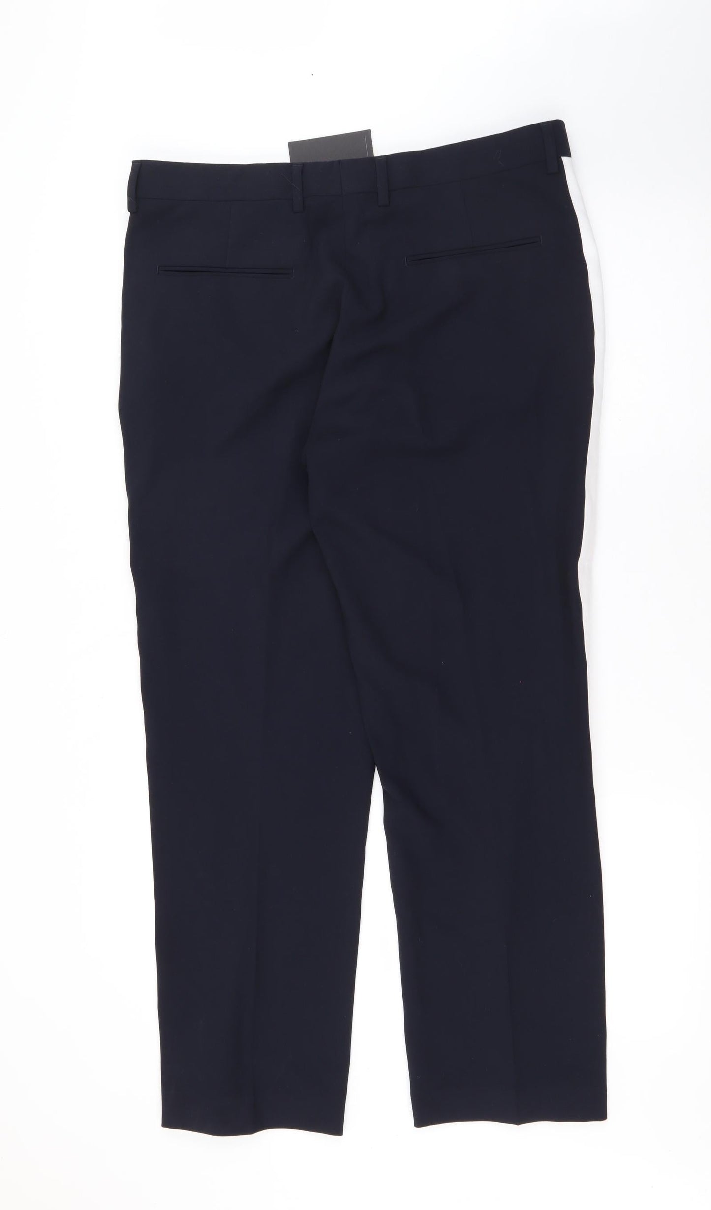 Womens UK Size 34 in ASOS Regular Fit  Blue Trousers