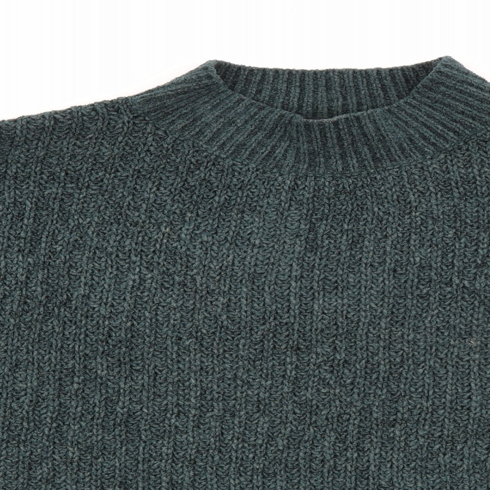 Womens UK Size L New Look Green Pullover Jumper