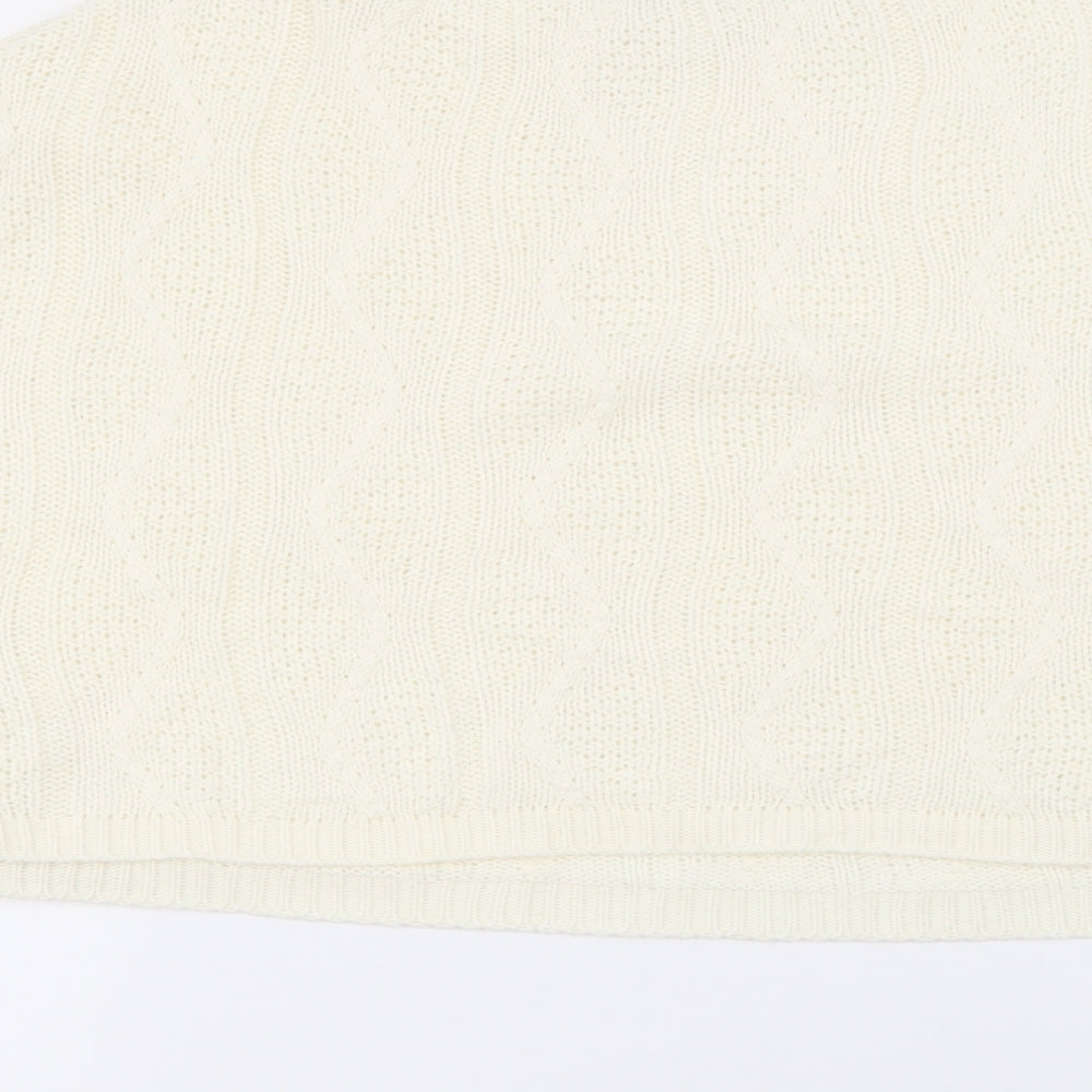 Womens UK Size L PRETTYLITTLETHING Ivory Pullover Jumper