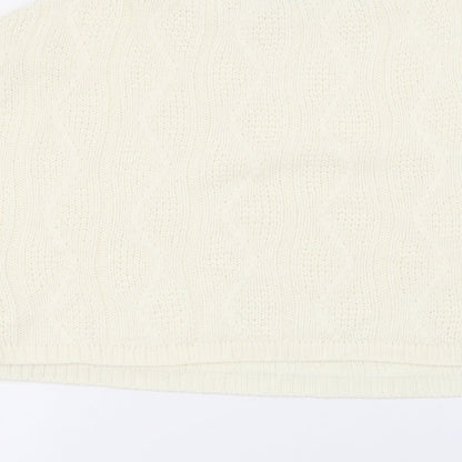 Womens UK Size L PRETTYLITTLETHING Ivory Pullover Jumper
