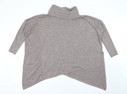 Womens UK Size S New Look Brown Pullover Jumper