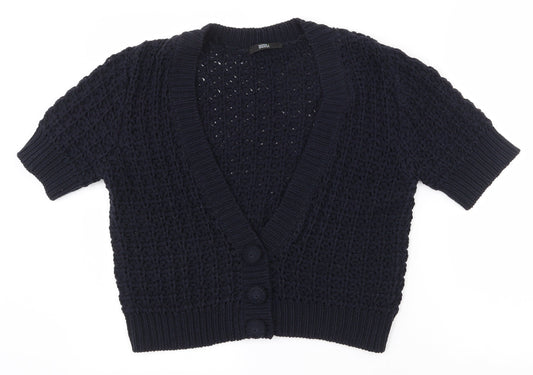 Womens UK Size 12 Marks and Spencer Black Cardigan Jumper