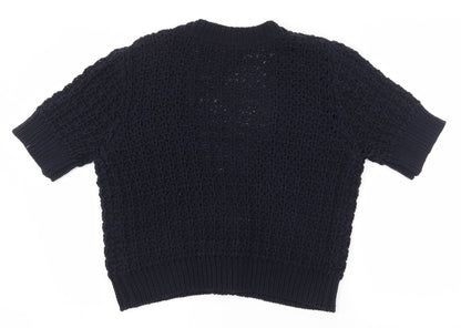 Womens UK Size 12 Marks and Spencer Black Cardigan Jumper