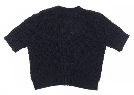 Womens UK Size 12 Marks and Spencer Black Cardigan Jumper