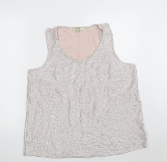 Womens UK Size 20 NEXT Pink Vest Sweatshirt