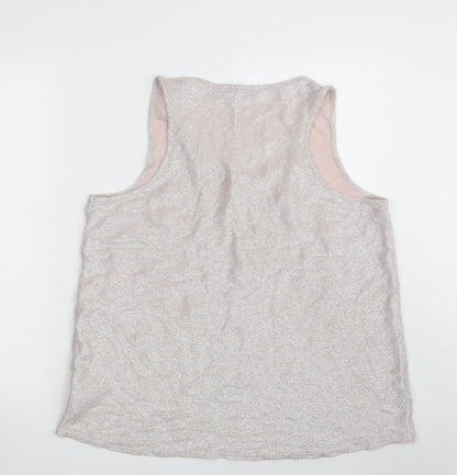 Womens UK Size 20 NEXT Pink Vest Sweatshirt