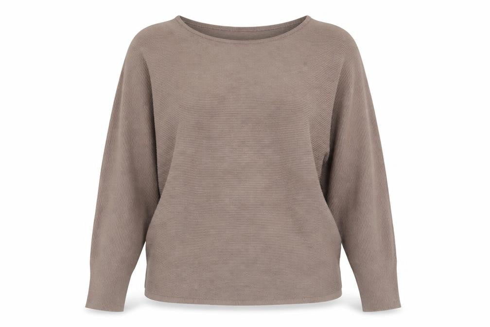 Womens UK Size S Alexara Brown Pullover Jumper