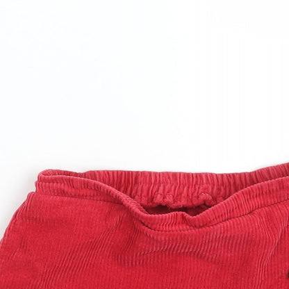 Nutmeg Girls Red  100% Cotton Mini Set Size 8-9 Years  Regular