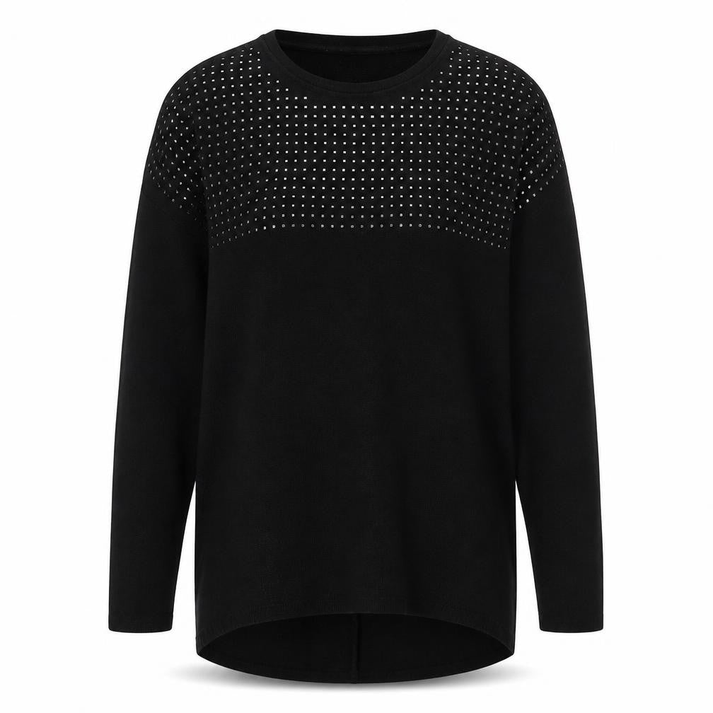 Womens UK Size M New Look Black Pullover Jumper