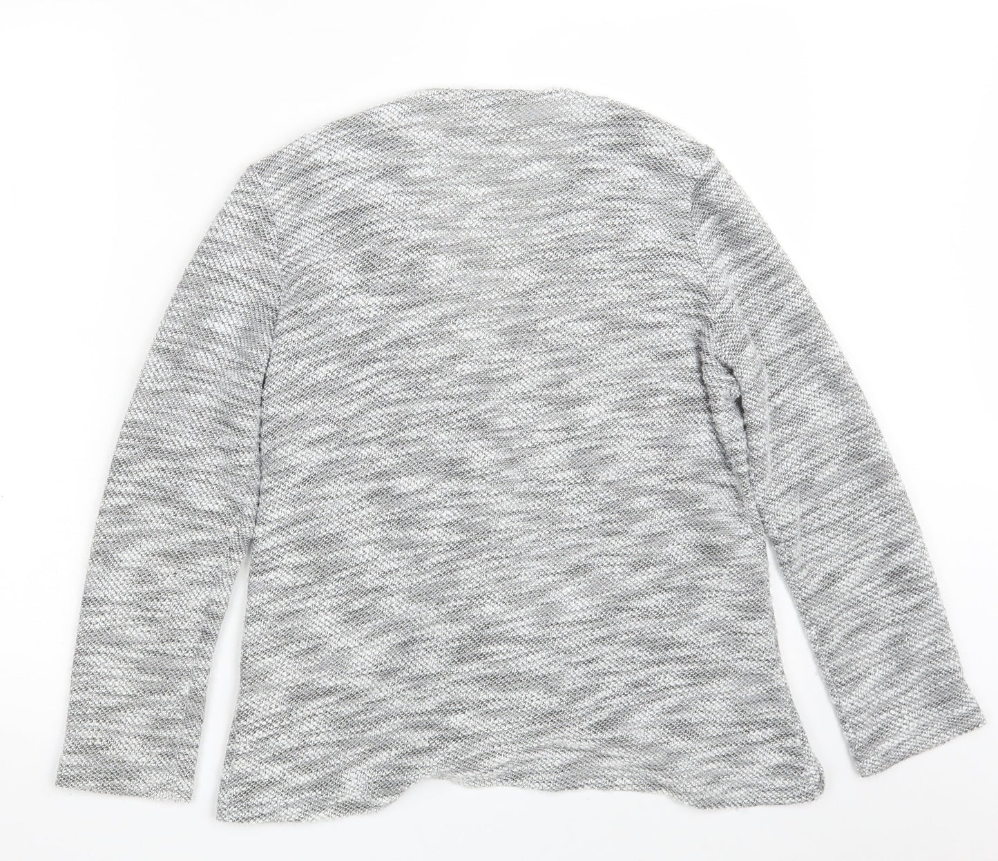 Womens UK Size 12 Dorothy Perkins Grey Wrap Jumper