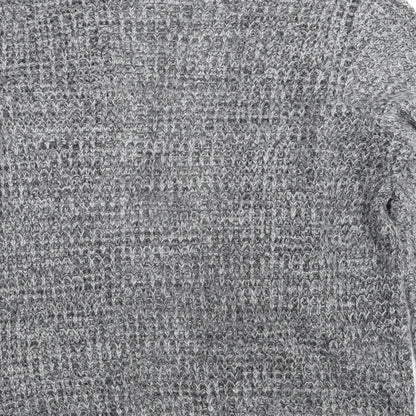 Womens UK Size M River Island Grey Wrap Jumper