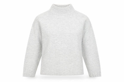 Primark Womens Grey High Neck  Acrylic Pullover Jumper Size 10