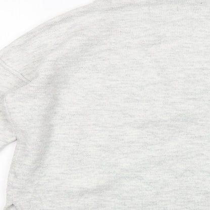 Primark Womens Grey High Neck  Acrylic Pullover Jumper Size 10