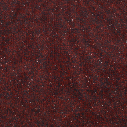 River Island Mens Red Crew Neck  Acrylic Pullover Jumper Size M