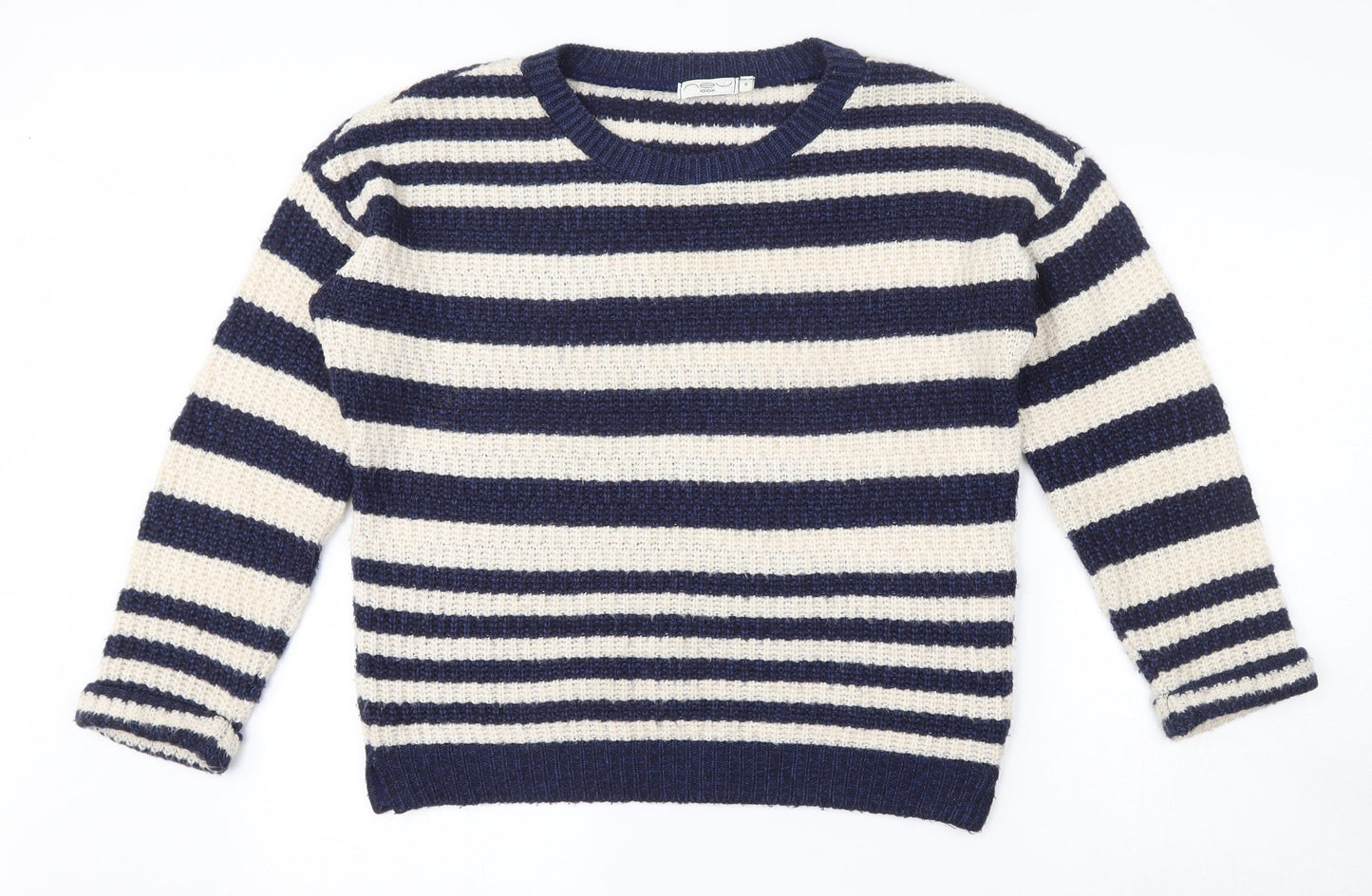 Womens UK Size 8 New Look Blue Pullover Jumper