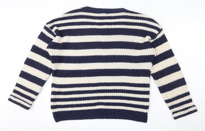 Womens UK Size 8 New Look Blue Pullover Jumper