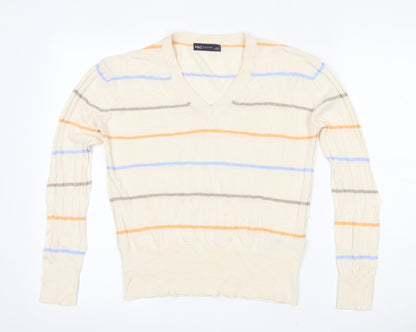 Womens UK Size S Marks and Spencer Beige Pullover Jumper