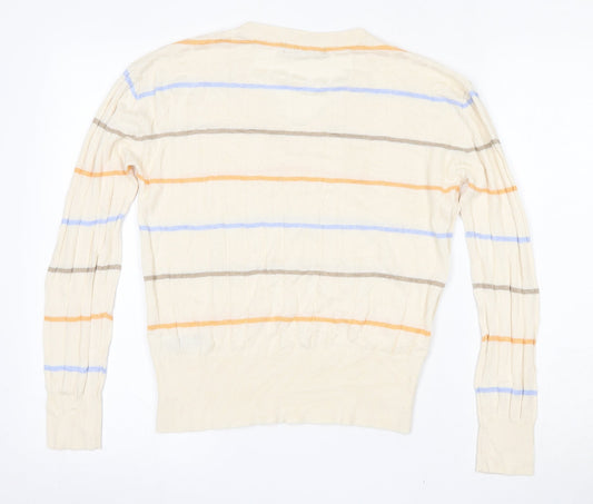 Womens UK Size S Marks and Spencer Beige Pullover Jumper