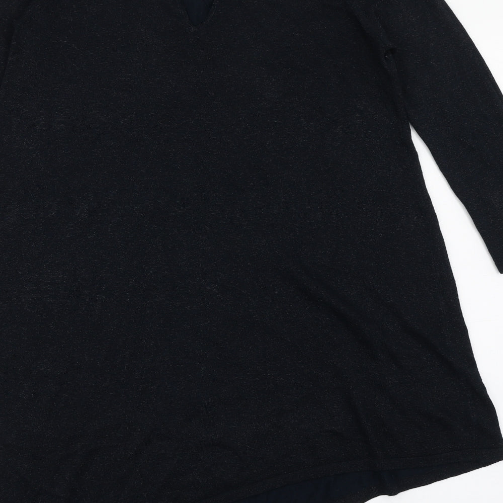 Womens UK Size 10 NEXT Blue Basic T-Shirt