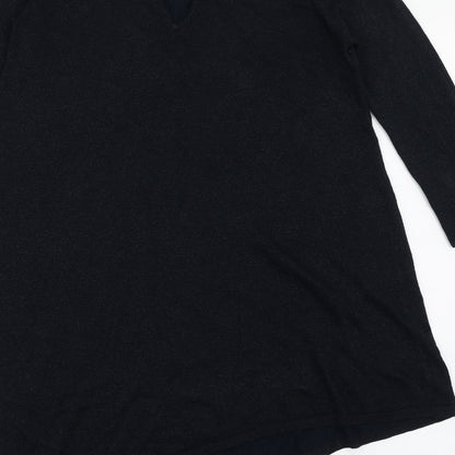 Womens UK Size 10 NEXT Blue Basic T-Shirt
