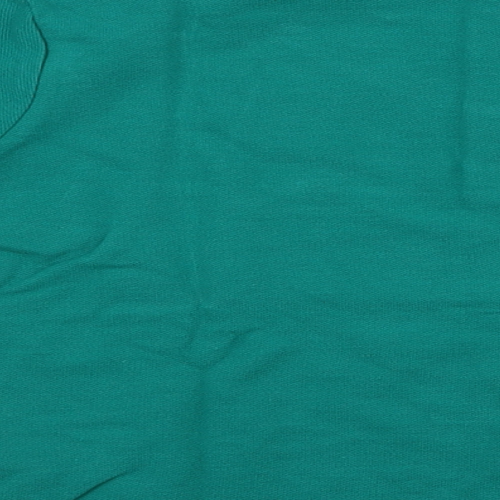 TU Boys Green  100% Cotton Basic Polo Size 7 Years Collared Button - 3 Pack