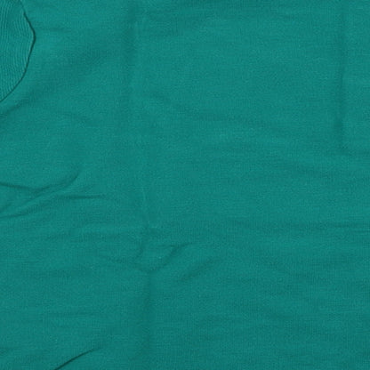 TU Boys Green  100% Cotton Basic Polo Size 7 Years Collared Button - 3 Pack