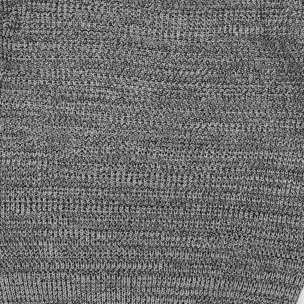 Be Jealous  Womens Grey  Acrylic Jumper Dress  Size S  Off the Shoulder Pullover