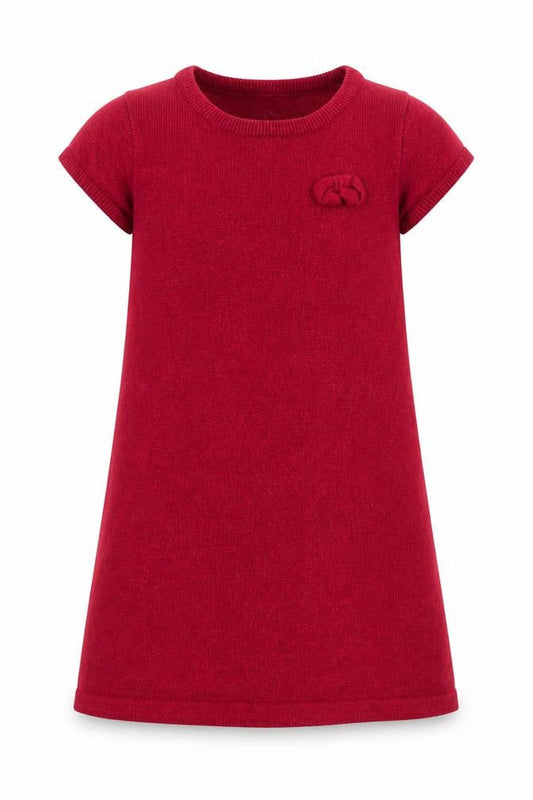 Blue Zoo Girls Red  Viscose A-Line  Size 2-3 Years  Round Neck Pullover