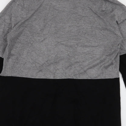 Womens UK Size M Preworn Grey Cardigan Jumper