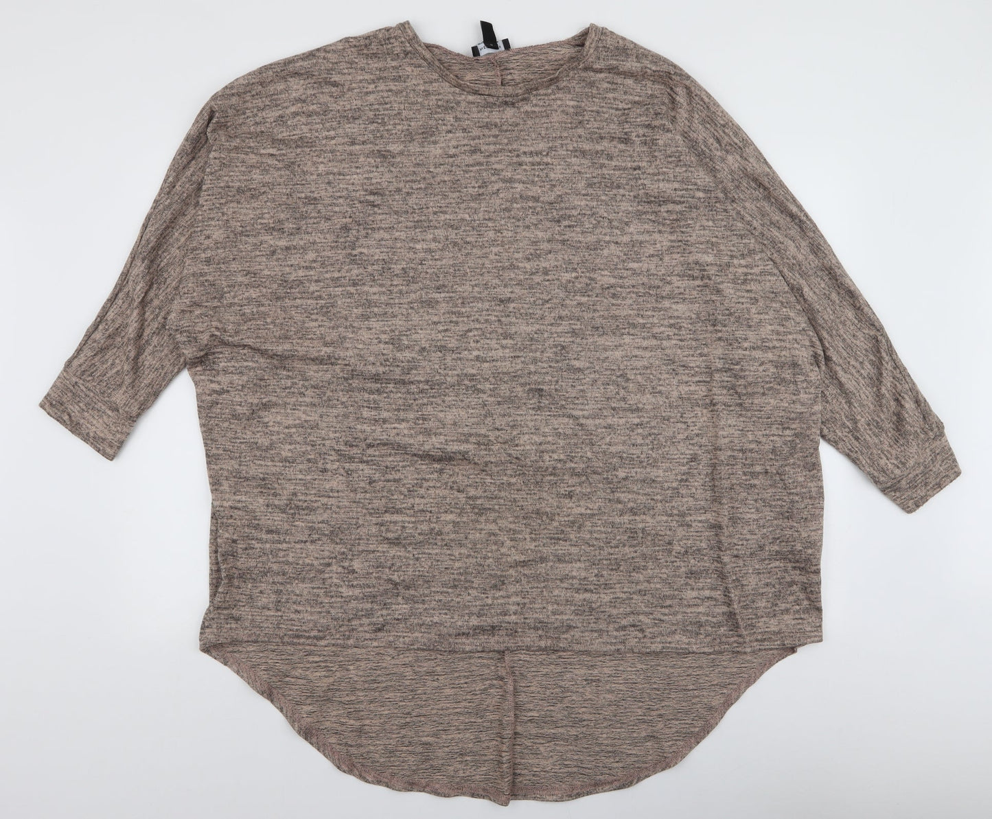 Womens UK Size L New Look Beige Pullover Jumper