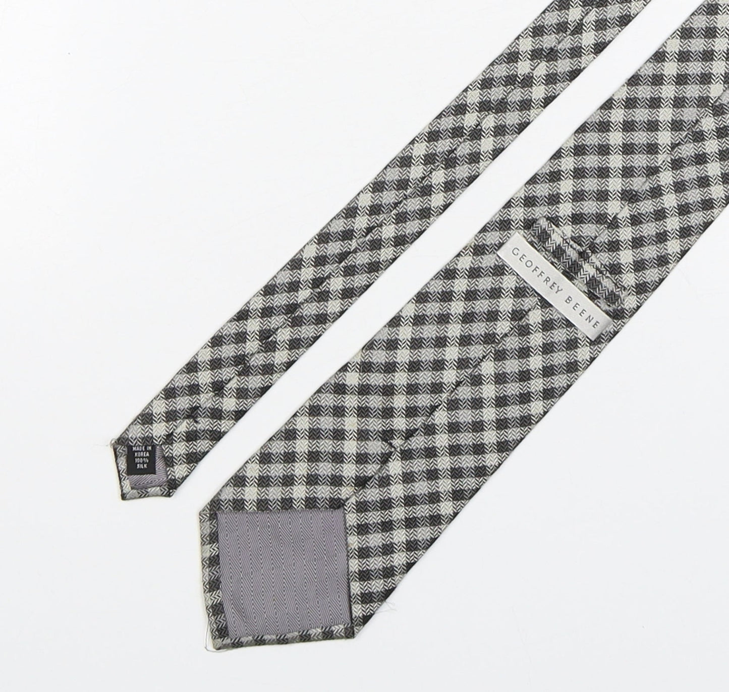 Mens Geoffrey Beene Multicoloured Plaids & Checks  Pointed Tie