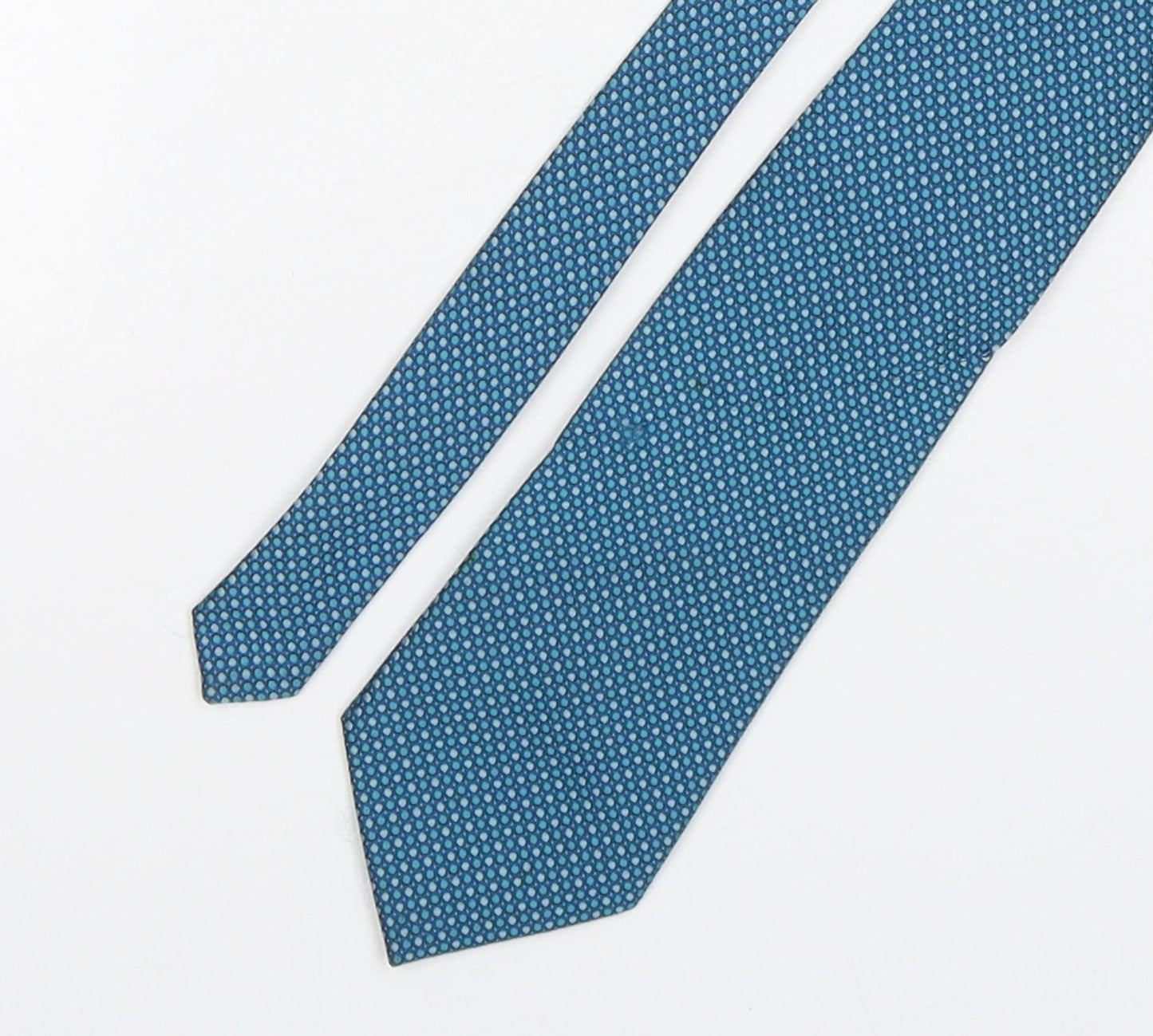 Wolsey Mens Green Polka Dot Polyester Pointed Tie One Size