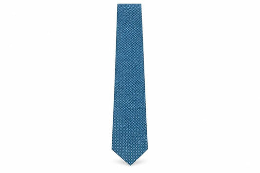 Front view of Wolsey men’s green polka dot polyester pointed tie one size