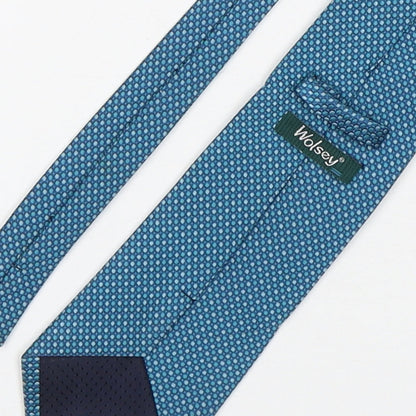 Wolsey Mens Green Polka Dot Polyester Pointed Tie One Size