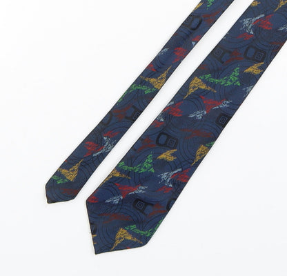 Additional front view of CarnaudMetalbox men’s multicoloured geometric polyester pointed tie one size