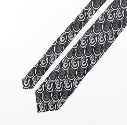 Knightsbridge Mens Multicoloured Paisley Silk Pointed Tie One Size