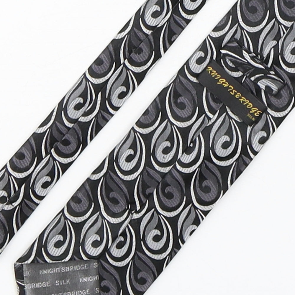 Knightsbridge Mens Multicoloured Paisley Silk Pointed Tie One Size